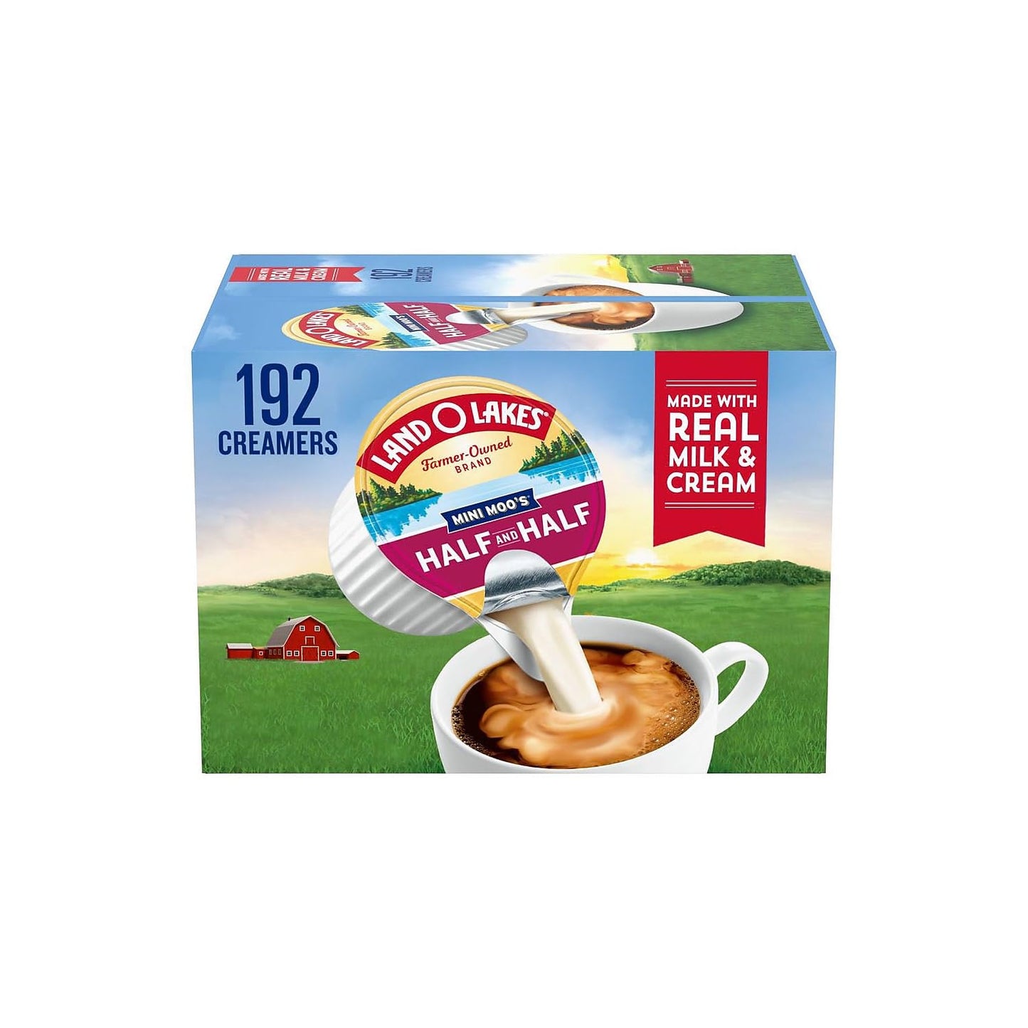 Land O'Lakes Mini-Moo's Half and Half Liquid Creamer, 192ct